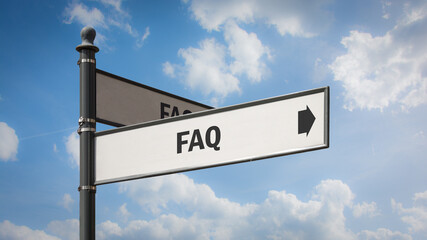 Street Sign to FAQ © Thomas Reimer