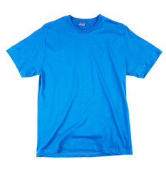 Blue tshirt template ready for your own graphics