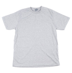 Gray tshirt template ready for your own graphics.