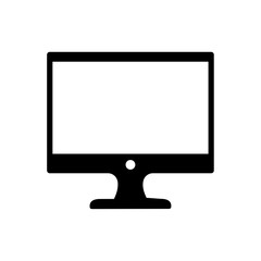 monitor icon, PC icon, computer vector icon