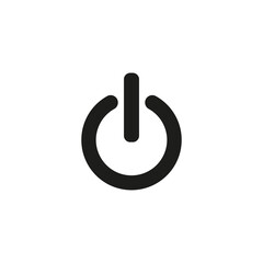 Power icon Vector Illustration on the white background.