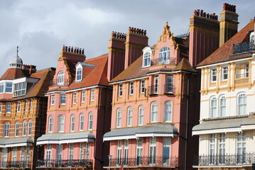 Immeubles en bor de mer à Brighton, UK