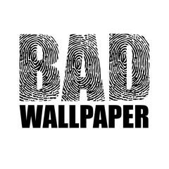 Fingerprint text background