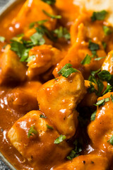 Homemade Indian Butter Chicken with Rice