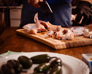 Cutting Chicken