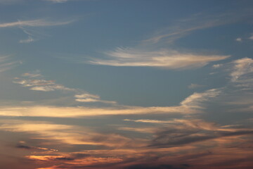 Fototapeta premium sunset in the sky