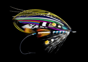 Atlantic Salmon Fly designs 'Indian Summer' © Danita Delimont