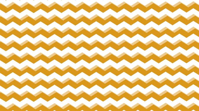 Abstract yellow waves and zigzag pattern