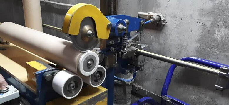 bushing, cutting, size, format, bushing cutting, engine, machine, industry, technology, typography, flexography, printing