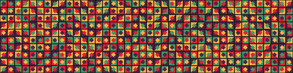 Abstract Geometric Pattern generative computational art illustration