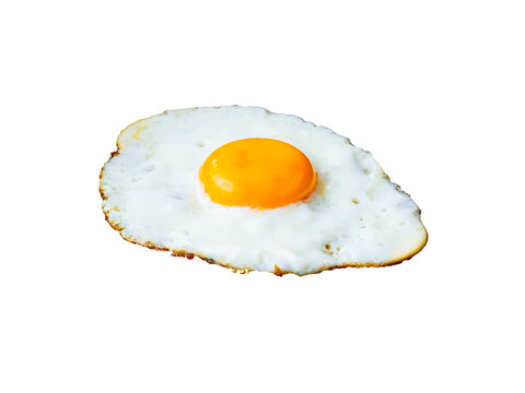 Fried Egg Sunny Side Up On Black Background Stock Illustration - Download  Image Now - Sunny Side Up, Animal Egg, Black Background - iStock