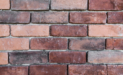 Obraz premium Red brick wall background