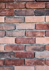 Obraz premium Red brick wall background