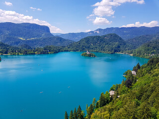 Fototapeta na wymiar Lake Bled, Slovenia 