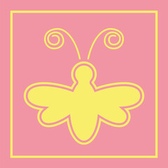 Fly_butterfly_pink_yellow