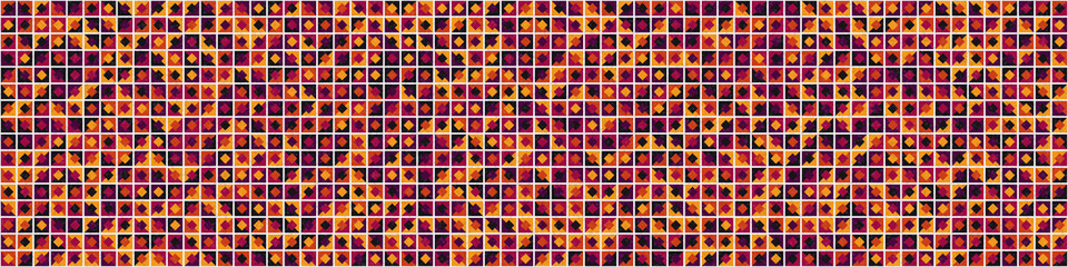 Abstract Geometric Pattern generative computational art illustration