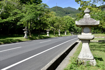 日吉大社　参道　滋賀県坂本