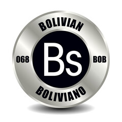 Bolivian boliviano BOB