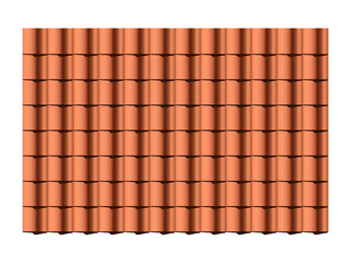 roof tiles pattern in vector
