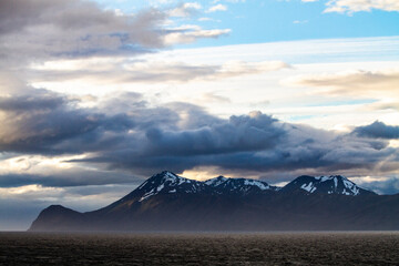 Chile, Patagonia. Strait of Magellan landscape.