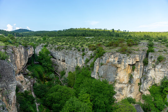 Bir turizm kenti olan Safranbolu'da İncesu su kemeri, kristal cam teras, tokat kanyonu.