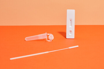 Covid rapid test and vaccination Corona measures Travel time gloves