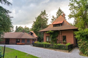 June 2020 Ondrejov, Czech republic - Old observatory buildings Ondrejov, Czechia