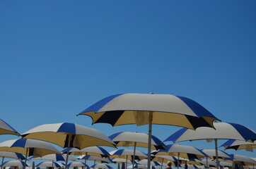 Strandschirme, Italien, Bibione