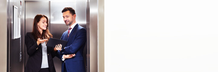 Elevator Pitch Or Career Conversation Or Speech © Andrey Popov