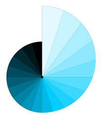 color value scales dark and white design