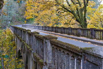 The bridge over Latorell Creek in the Columbia River Gorge National Scenic Area, Oregon