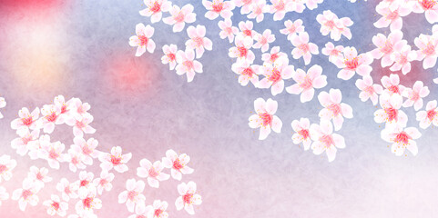 桜　春　風景　背景