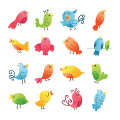 Super Cute Birds Set