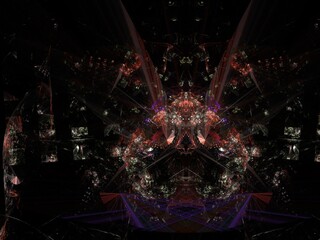 Imaginatory fractal background Image