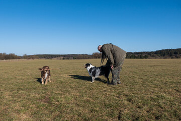 Auch in Corana Zeiten erlaubt - Mensch und Hund in der Natur