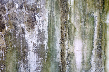 Obraz premium Weathered white concrete wall background and texture.