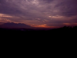 Sunrise in Gede Pangrango