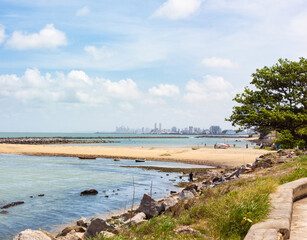 Praia do Carmo, com vista para Recife - Olinda/PE
