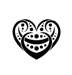 Black and White Classic Tribal Abstract Tattoo