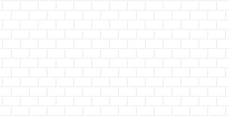 Vector white soft brick wall. Minimal brick wall design element for a banner, wallpapper, background.