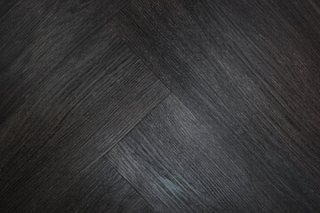 closeup dark wood vinyl tile floor texture