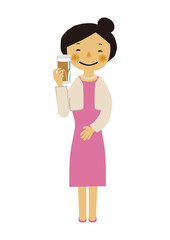 人物の素材。
パーティーのイメージイラスト。
フォーマルドレスの女性。
