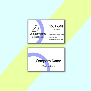 business card elegant design in corel draw