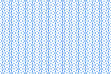 Grid paper. Isometric color grid on white background. Abstract lined transparent illustration. Geometric pattern for school, copybooks, notebooks, diary, notes, banners, print, books.
