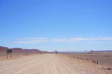 ナミビアの自然の風景
