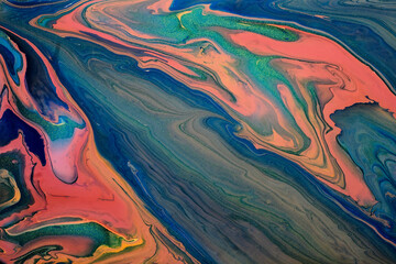 Abstract  ink painting background, Mixture of acrylic paints,   Inkscapes concept, colors