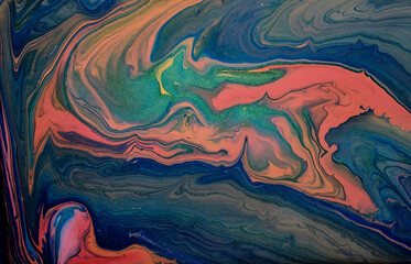 Abstract  ink painting background, Mixture of acrylic paints,   Inkscapes concept, colors