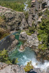 rio panor&aacute;mico desde la altura. 