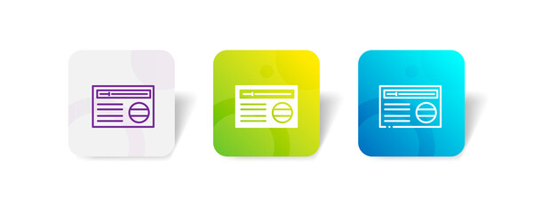 vintage radio pixel perfect icon set bundle in line, solid, glyph, 3d gradient style