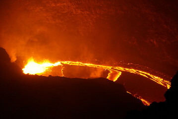 エチオピアの活火山エルタ・アレ
